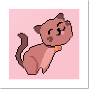 Pixel Purrfection Posters and Art